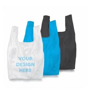 ถุงช้อปปิ้งพลาสติกขนาดใหญ่พิมพ์ลายแบรนด์หรูหราเรียบง่าย สินค้าขายดีที่สุด - Product Image 1