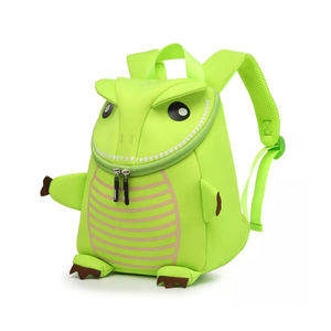 Sac à dos pour enfants avec visage d'animal mignon, sac d'école en peluche, sac de voyage léger pour tout-petits avec poches zippées pour garçons et filles, utilisation quotidienne - Product Image 3