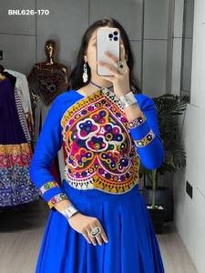 Festival Wear New Arrival Rayon Cotton with Unn Kutchhi & Real Mirror work <b>Lehenga</b>-<b>Top</b> Set Woman Fashion Manufacturer - Product Image 2