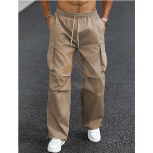Pantalones Cargo para Hombre de Marca Privada, Pantalones Cargo de Color Liso, Pantalones Cargo con Múltiples Bolsillos - Product Image 4