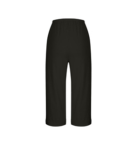 Pantalon de pyjama capri en coton pour femme, confortable, avec poches, taille élastique, coupe large, pour la maison, vente en gros personnalisée - Product Image 4