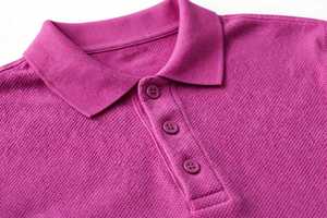 Suéter Magenta de Manga Larga para Hombre, Tejido de Felpa, Algodón y Elastano, Cuello con Botones, Casual, Transpirable, 220g, Jersey PADA PRIME - Product Image 5