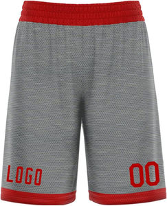 Shorts de basketball premium 2026 pour hommes, imprimé sublimé, taille à cordon, blanc, rouge, violet, motif dessin animé, unisexe - Product Image 3