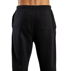 Custom <b>Mens</b> Plain Fleece <b>Trouser</b> Relaxed Tapered Fit <b>Drawstring</b> Waist Cuffed Casual Pants OEM Apparel Factory Wholesale Supplier - Product Image 4