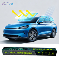Film de fenêtre en céramique nano de haute qualité 1,52*30m, 15% VLT, auto-réparateur, anti-rayures, anti-UV, film teinté transparent pour voiture en PET