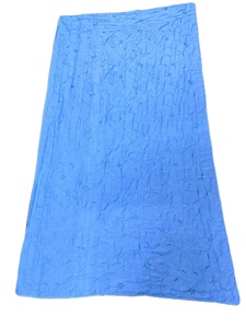 Wholesale Women Cotton Voile Scarf Long Rhinestone Lace Border Floral Breathable Embroidery Summer Dubai Style Muslim African - Product Image 4