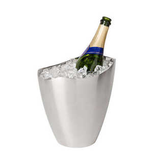 Bol à champagne en aluminium avec poignée en forme de tête d'éléphant, pour refroidir les bouteilles, utilisation à la maison et lors de fêtes. - Product Image 5