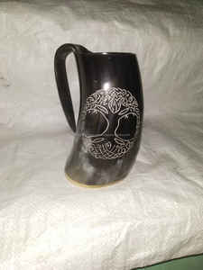 Buffalo Ox Horn Beer Viking <b>Vintage</b> Horn <b>Mug</b> Collectible Horn Drinkware for Home and Hotel Use From Indian Supplier - Product Image 5