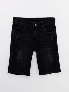 Short en jean pour garçons, vêtements d'été, respirant, coton de haute qualité, style décontracté, streetwear, logo personnalisé - Product Image 5