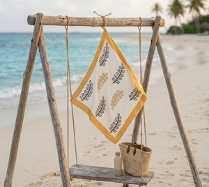 En gros, Bandana carré léger imprimé au bloc à la main, Foulard de tête bohème, Cache-cou en coton à motifs floraux vintage pour femme, Mode d'extérieur - Product Image 4