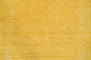 พรมแก๊บเบ้สีเหลือง พรมขนสัตว์ทำมือ พรมตกแต่งบ้านสไตล์โมเดิร์นมินิมอล - Product Image 3