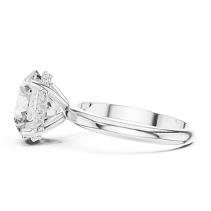 Anillo de Plata de Ley 925 con Moissanita, a la Moda - Product Image 2