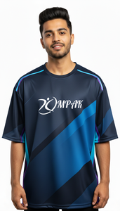 T-shirt oversize streetwear à sublimation pour homme – Coupe décontractée et tendance - Product Image 2