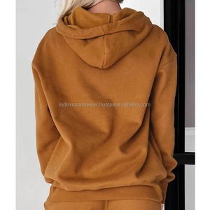 Sudadera con capucha extragrande de alta calidad para mujer, forrada con forro polar de algodón para invierno, estilo urbano. - Product Image 1