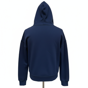 Sudadera con capucha personalizada para hombre, 100% algodón, 500 g/m², de alta densidad, con logo impreso personalizado en tres colores, cómoda y transpirable - Product Image 4