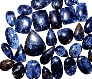 Pietersite natural de la mejor calidad, piedras preciosas sueltas, Pietersite cabujón, piedras preciosas sueltas, mezcla de formas y tamaños, piedras preciosas para la fabricación de joyas - Product Image 1