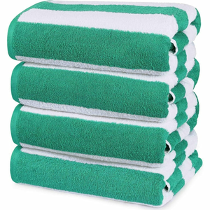 Serviette de plage en coton turc à séchage rapide, personnalisable avec logo imprimé, grande taille, prix de gros abordable pour l'été - Product Image 4