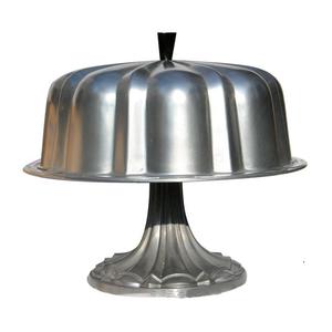 Soporte de metal para pasteles con cúpula de acero inoxidable a precio de fábrica para servir cupcakes en fiestas, decoración de eventos y centro de mesa. - Product Image 1