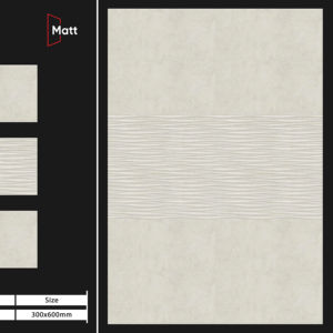กระเบื้องพอร์ซเลนแบบด้านรุ่นนวัตกรรมใหม่ ขนาด 300x600 มม. ออกแบบมาเพื่อสภาพแวดล้อมในเมือง ให้โครงสร้างแข็งแรง ทนทาน พร้อมความเรียบหรู - Product Image 1