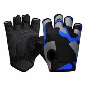 Gants de sport pour hommes et femmes, demi-doigts, antidérapants, respirants, sans doigts - Product Image 6
