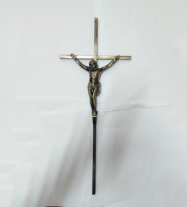 Metal Made Bishop's Blessing Crucifix Eco-friendly Customizable Custom Color Offset Printing Christian Catholic Church Crucifix - Product Image 4