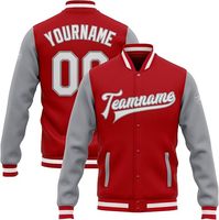 Vestes bomber en laine solide brodées sur mesure de haute qualité avec manches en cuir, coupe-vent d'hiver, écologiques, pour adultes et enfants