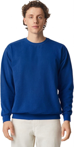 เสื้อสเวตเชิ้ตโลโก้แบบกำหนดเองสำหรับผู้ชาย ทรงโอเวอร์ไซส์ ไหล่ตก ผ้าฝ้ายออร์แกนิค 100% เนื้อหนา คอกลม สไตล์สตรีทแวร์ - Product Image 4