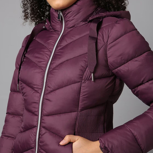 Custom Bubble Puffer Jacket Keep Warm Women's <b>Padded</b> Bubble Jackets Winter Thick Puffer Jacket for Women Best Fashionable - Product Image 6