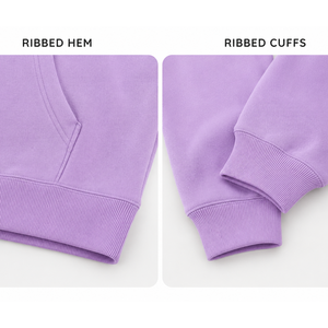Sudadera con Capucha Personalizada 100% Algodón para Mujer, Ropa Casual para Exteriores, Estilo Urbano, Hombros Caídos, Transpirable, Ecológica, Tejida - Product Image 3