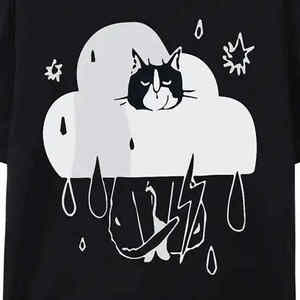 Camiseta para Hombre 2026 High Street 100% Algodón |   Camiseta Gráfica Extra Grande con Serigrafía Personalizada |   Calidad de alta gama, MOQ bajo - Product Image 5