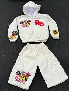 Customized Nylon <b>Wind</b> <b>Breaker</b> Tracksuit Set With Shorts Custom Embroidered Design Light Weight Nylon Fabric Set - Product Image 4