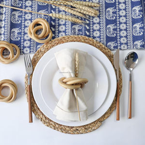 Anillos de Servilleta Elegantes de Madera Hechos a Mano, Ecológicos, Estilo Clásico, Alta Calidad, Decoración de Mesa, Ajuste Perfecto para Servilletas - Product Image 3