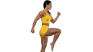 Ensemble de vêtements de fitness pour femmes, soutien-gorge de yoga et short très extensibles, tenue de sport - Product Image 2