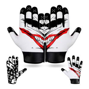 Guantes de Silicona de Alta Calidad de 2 Tonos para Receptor de Fútbol Americano, Agarre Antideslizante Premium para Uso Deportivo Profesional al Aire Libre - Product Image 1