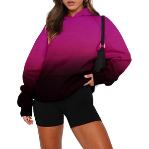Winter Fashion <b>Longline</b> Knitted Hoodie for <b>Women</b> Front Printing Custom Oversized <b>Fleece</b> Pullover Private Label Manufacturer - Product Image 1