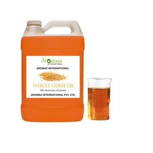 AROMAZ INTERNATIONAL Pure Wheat Germ Essential Oil Cold <b>Pressed</b> for Skin Care and Body Massage Bulk - Product Image 1