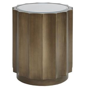 Table d'appoint ronde en métal au design durable, table basse de qualité antique, taille personnalisée, en aluminium pour la finition laiton - Product Image 4