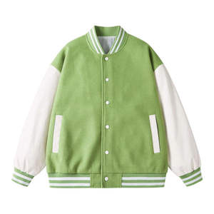 <b>Men's</b> Lightweight Wool Street Varsity Jacket for <b>man</b> Custom Letterman High Quality Best Seller with Stand Collar for Winter - Product Image 2