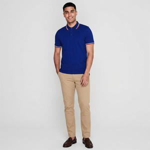 Polo en coton personnalisé pour homme, respirant et anti-humidité, pour le golf et les affaires, fabricant de vêtements OEM ODM, vente en gros - Product Image 4