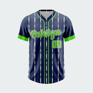 2026 Full <b>Button</b>-<b>Up</b> <b>Short</b> <b>Sleeve</b> Baseball Softball Jersey Breathable Quick Dry V-Neck Unisex Sports Wear Custom Logo Cheap Price - Product Image 3