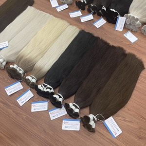 Hot Luxury 100% Extensions de cheveux humains vietnamiens bruts Meilleure qualité dans un style de vague naturelle avec prix de gros - Product Image 5