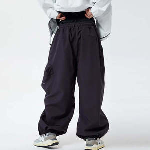 Pantalones Cargo Holgados Unisex Estilo Y2K, Pantalones Deportivos Techwear para Hombre, Pantalones de Hip Hop con Corte Holgado, Pantalones Paracaídas con Cintura Elástica - Product Image 1
