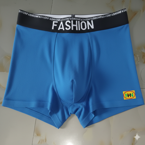 Calzoncillos bóxer personalizados con logo para hombre, sin costuras, cómodos, suaves, transpirables, 95% rayón, 5% spandex, cintura baja, desechables, MOQ bajo - Product Image 2