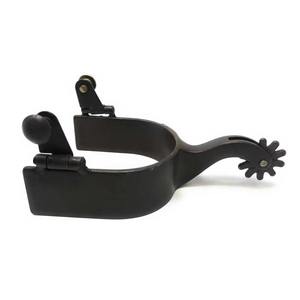 เดือยขี่ม้าแบบตะวันตกสำหรับมืออาชีพ พร้อมลวดลายดอกไม้เคลือบเงิน - Product Image 4