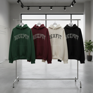 เสื้อฮู้ด Rexfit Sports แบบสั่งทำพิเศษ ประดับด้วยคริสตัล พิมพ์ลาย DTG ผ้าฝ้าย 100% เสื้อฮู้ดครอปปี้ ปักลาย เสื้อฮู้ดผ้าเฟรนช์เทอร์รี่ - Product Image 5