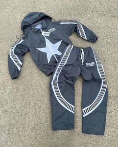 Men Embroidered 500G Custom Streetwear Straight Fit Wholesale Kids Jogging Clothes Fully Paid Tracksuit - Product Image 5