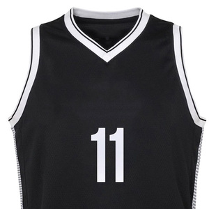 Black Color Basketball Jersey Custom Printed Reversible Mesh Custom Breathable <b>Cheap</b> Price Online Best Factory Supplier Genuine - Product Image 5