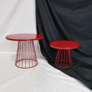 Base para Pastel con Recubrimiento en Polvo Rojo, Decoración para Bodas, Base Metálica para Pastel a Precio de Mayoreo, Base de Aluminio para Pastel - Product Image 1