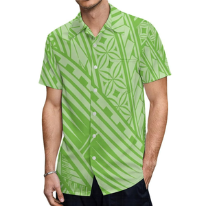 Nueva Camisa Hawaiana Polinesia Tribal de Diseño Personalizado de Alta Calidad, Transpirable, de Secado Rápido, de Manga Corta, Estilo Aloha, Holgada para Hombre - Product Image 1