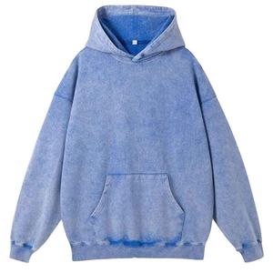 Wholesale Unisex High Quality Plain Blank 100% Cotton Vintage Acid Wash Hoodies Essential Hoodies Manufacturers Clothes - Product Image 1